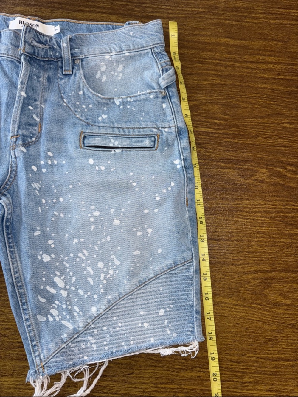 Hudson Jeans Light Blue Denim Shorts - Picture 8 of 9